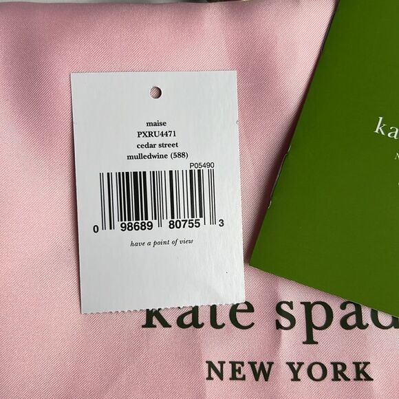 Kate Spade Cedar Street Maise Satchel - Mulled Wine - Picture 13 of 17